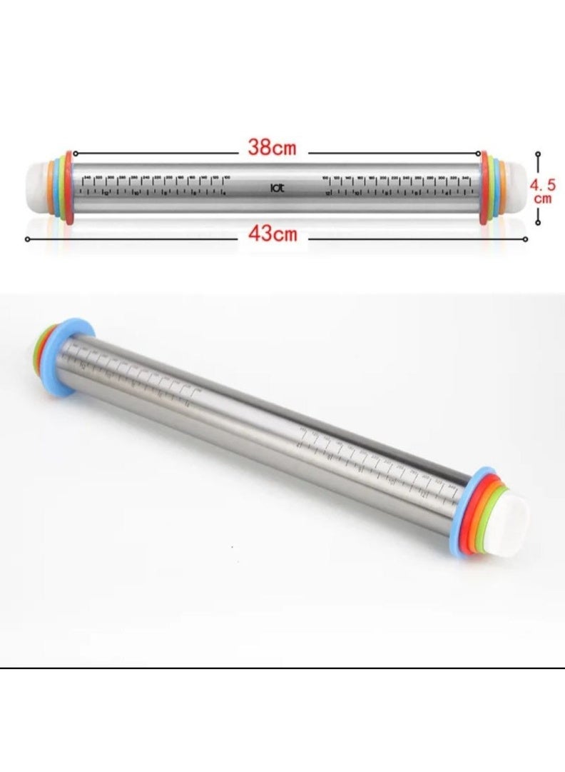 stainless steel rolling pin - Image 3